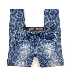 ALL JEANS DISCOUNTED! Rock Revival Lydia Cropped Skinny Jeans